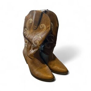Brown Western Cowboy Boots